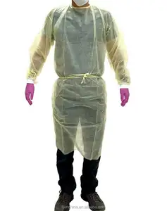 Blue Isolation Clothing Ventilation And Dust Uniform Non-woven Fabric Hospital Protective Doctors Isolation Gowns