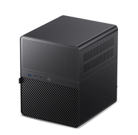 Casing PC N3 NAS Mini ITX Tower dari Aluminium Alloy dengan Port USB di Bagian Depan untuk Aplikasi Komputer & Server