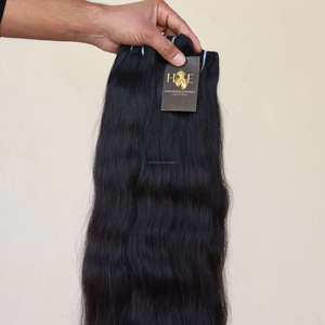 Mechones de cabello humano brasileño ondulado, cutícula India Virgen sin procesar, a precio de fábrica, 100% - Product Image 4