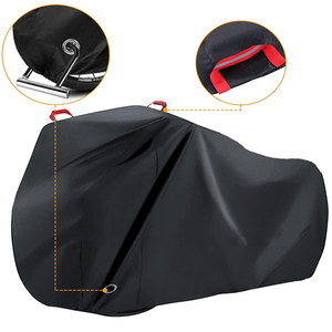 Housse étanche pour vélo d'extérieur pour 2-3 vélos <span class=keywords><strong>Protection</strong></span> UV Anti-poussière <span class=keywords><strong>Pluie</strong></span> Neige Bâche pour vélo de montagne Trous de verrouillage pour vélo de terre - Product Image 2