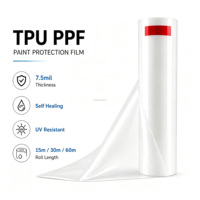 Film de protection de peinture transparent invisible de qualité supérieure, 8 mil, haute brillance, auto-réparateur, hydrophobe, TPU aliphatique, anti-jaunissement, résistant aux UV