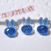 AB-lijm Harspatches Geschilderde materialen Crèmelijm Verf Telefoonhoesje DIY Haarclips Accessoires Glitterpailletten Gefacetted konijn