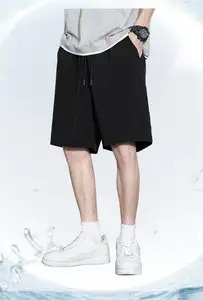 Summer Ice Feel Quick Drying Breathable Polyester Shorts Men's jogger Thin Loose Shorts