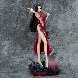 Statue de scène de l'empereur <span class=keywords><strong>BOA</strong></span>.HANCOCK en une seule pièce de 30 cm, modèle de décoration, figurine d'action en PVC d'anime, jouet de dessin animé unisexe - Product Image 5