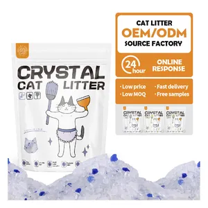 Prodotti per animali domestici Gel di silice lettiera per gatti lettiera di cristallo per gatti