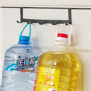 Over Door Hooks For <b>Clothes</b> And Bags No Drill Installation Wall Mount Hook Type Multifunctional Storage <b>Rack</b> Behind Doors - Product Image 2