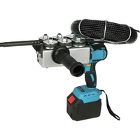 Tire-fil électrique sans balais au lithium rechargeable, neuf, pour électricien, machine à enfiler les fils pour câblage de tuyaux et équipements