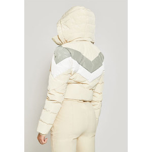 Combinaison de <span class=keywords><strong>ski</strong></span> pour <span class=keywords><strong>femme</strong></span> beige avec logo personnalisé OEM, imperméable, coupe-vent, combinaison de <span class=keywords><strong>ski</strong></span> alpin, vêtements de <span class=keywords><strong>ski</strong></span>, combinaison de neige, vente en gros - Product Image 2
