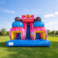 Toboggan gonflable coloré, château gonflable, jeu gonflable commercial pour enfants, idéal pour la location, les fêtes, les festivals et les célébrations