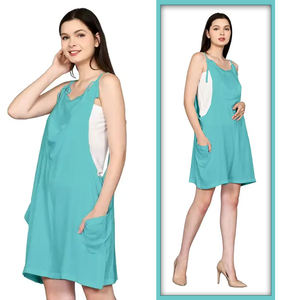 Mono personalizado informal para mujer, ropa de verano, ropa de Bali, turquesa, 100%, fabricante de rayón de Bali, ropa indonesia, vestido 2023 - Product Image 6