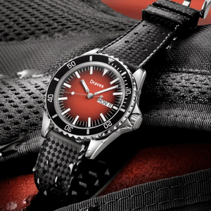 Đồng hồ đeo tay cơ khí cao cấp MIDOS nam <span class=keywords><strong>2025</strong></span>, dây đeo silicon đỏ chống nước, lịch kép - Product Image 2