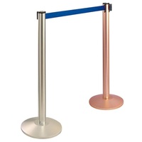 Barrière de contrôle de foule rétractable de haute qualité, double, pour concert, organisateur de file d'attente, barrière de circulation
