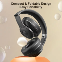 Headset Profesional ANC+ENC Peredam Kebisingan Ganda, Tekstur Logam Nirkabel Suara Hi-Fi untuk Kantor Eksekutif