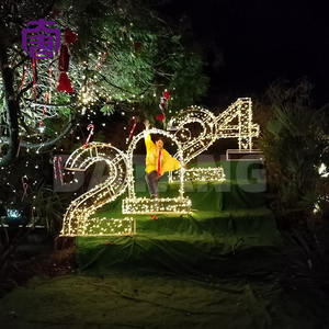 Luz Decorativa LED 2D con Diseño de Números y Personajes para Exteriores, Precio de Fábrica - Product Image 2