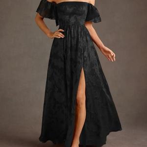 Nuevo Vestido Maxi Negro Victoria, Elegante, Vintage, Transpirable, de Alta Calidad para Mujer - Product Image 5