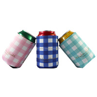 Manchon isotherme personnalisé pour canette de bière 12oz en néoprène, imprimé doré métallisé, pour mariage et fête de demoiselle d'honneur