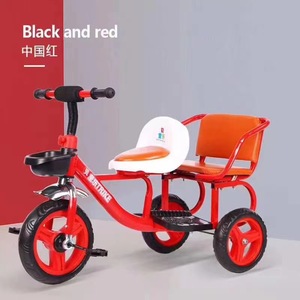 Tricycle à pédales pliable et tendance pour enfants de 6 ans avec guidon, compagnon d'activités en plein air pour bébé - Product Image 2