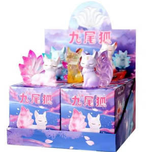 Auténtico Artículo de la Serie Inmortal de los Nueve Lobos, Figura de PVC de la Serie Inmortal de la Lluvia y la Niebla, Caja Sorpresa de Artículos <span class=keywords><strong>Inmortales</strong></span>, Zorro de Nueve Colas, Unisex - Product Image 4