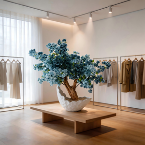 نباتات اصطناعية للزينة - متينة وصديقة للبيئة، مصنوعة من البلاستيك الخفيف الوزن عالي المحاكاة للاستخدام الداخلي في عيد الشكر وعيد الميلاد - Product Image 4