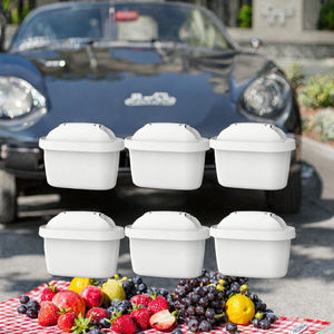 <span class=keywords><strong>Cartouche</strong></span> de filtre à eau à mailles plus fines de 25%, pichet filtrant, charbon de coque de noix de coco, usage domestique, réduction efficace des impuretés de chlore - Product Image 3