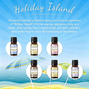 Set Regalo di Oli Profumati Holiday Island, 6 Bottiglie per Candele Fai-da-Te, Sapone, Diffusore, Etichetta Privata Personalizzata OEM - Product Image 2