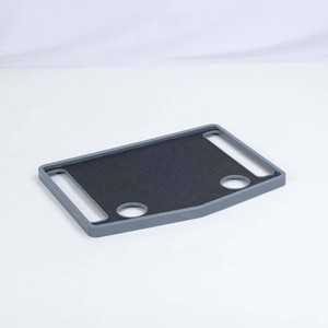 Walking Tray Accessory <b>Foldable</b> Portable <b>Outdoor</b> Dining <b>Table</b> With Cup Holder Plastic Material For Seniors - Product Image 1