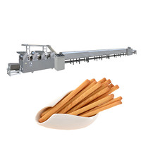 Ligne de production de biscuits sandwich à commande PLC, machines à biscuits Oreo