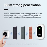 Sonnette numérique sans fil avec télécommande longue distance Smart Home Pager Modèle B06D pour les consommateurs âgés