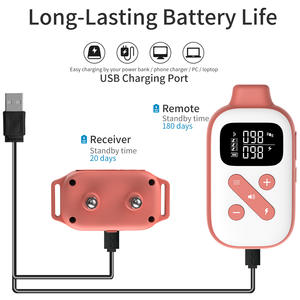 Collar de Adiestramiento Antiladridos para Perros, Venta al Por Mayor de Fábrica, 3 en 1, con Control Remoto, 100 Niveles de Vibración y Choque, para Perros Pequeños y Grandes - Product Image 3