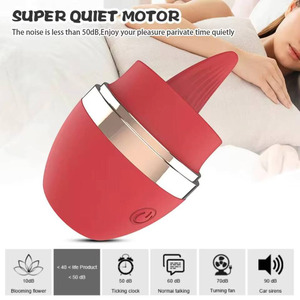 Vibrador para lamer la lengua larga Clítoris Pezón <span class=keywords><strong>Punto</strong></span> <span class=keywords><strong>G</strong></span> Estimulador anal <span class=keywords><strong>Consolador</strong></span> de inserción de clímax para mujeres - Product Image 2