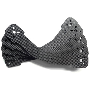 גיליון סיבי פחמן <span class=keywords><strong>cnc</strong></span> מותאם אישית גיליון ולוחיות קל 3k tיהיה לארוג עבור fpv גוף תומך - Product Image 1