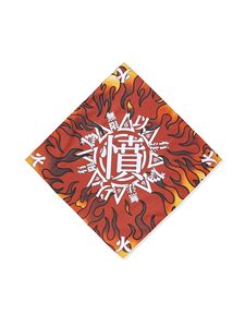 Esclusivo GameOne 23SS 'Infinite Flame' Durag Quadrato Retrò in Tela Traspirante Misto Stile Hip-Hop Americano Casual - Product Image 3