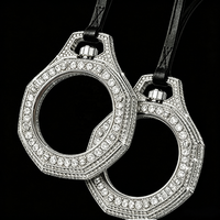 Nouveau design – Bijoux hip-hop en moissanite, sur mesure, sertis de diamants, en argent 925, pour lunette de montre