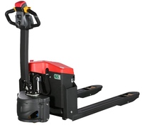 Transpalette Électrique Industriel Manuel 1500KG Type Walkie 1,5 Tonne avec Alimentation CC pour Usage en Usine et Entrepôt