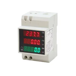 Hoge Kwaliteit D52-2058 Digitale Digitale Display Ac Voltage Meter Frequentie Meter Power Factor Power Meter