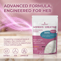 AegleWell Créatine Monohydrate en Poudre pour Femmes Myo-Inositol Collagène Biotine Fer Antioxydant Soutien Équilibre Hormonal Musculaire GMP