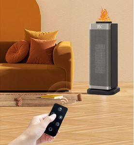 Calentador Electrónico de 2000W con Control Remoto, Calentador de Escritorio PTC con Protección Contra Sobrecalentamiento, Termostato Ajustable, Opciones para Enchufes EU/UK/US, 220V - Product Image 3