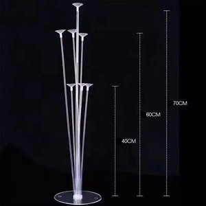 Accessori per palloncini per decorazioni per feste di compleanno all'ingrosso supporto per palloncini in plastica trasparente galleggiante con tazze - Product Image 4
