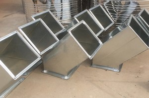 Prezzo di fabbrica HVAC sistema di vendita calda in acciaio GI20 zincato <span class=keywords><strong>TDF</strong></span> quadrato e a spirale condotto d'aria con superficie verniciata a polvere - Product Image 3