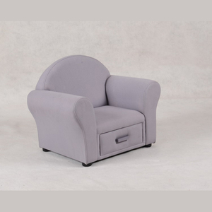 Cojín de felpa para niños y sofá plegable para bebés Mini sofá para niños con cajón - Product Image 4