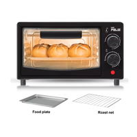Four à pizza électrique mini DON FELIZ, 12L, 800W, à convection numérique, boîtier en plastique, fenêtre d'observation, multifonctionnel, pour la maison, économe en énergie