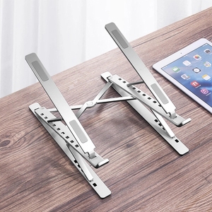 Support de tablette double couche adapté, support de téléphone portable, support d'ordinateur portable de luxe en aluminium - Product Image 3