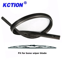 Ykktion — lames d'essuie-glace en métal de voiture 6mm, réparation de pare-brise, faisceau d'essuie-glace universel en U, recharge de lames en caoutchouc