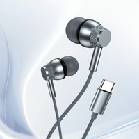 KAKUSIGA Écouteurs intra-auriculaires numériques filaires USB C Type-C avec microphone, très demandés