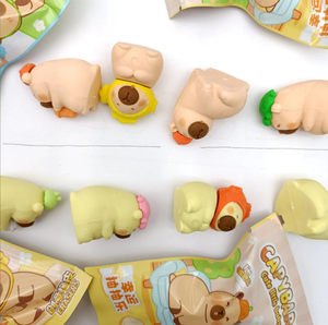 Ensemble de 32 Gommes Boîte Mystère Kawaii Melody Poupée Amovible et à Assembler Papeterie pour Étudiants Jouet pour Enfants - Product Image 3