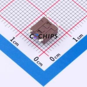 TSB06321-043D332DH-R1000 Tactile Switch SMD-4P,6.1x6.1mm Switch Single Pole Single Throw Round Button 1.8N 6.1mm - Product Image 2