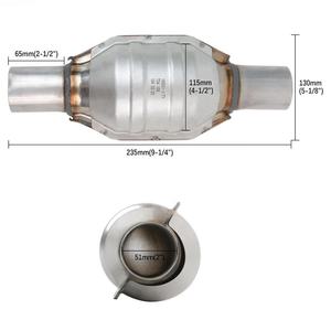 Convertitore Catalitico Universale per Auto con Ingresso e Uscita da 2 Pollici, Adatto per il 2023, Alta Qualità - Product Image 6