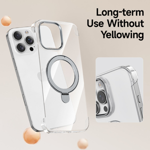 Iphone 17 Pro Max Trường Hợp Đứng Từ Chống Sốc Ban Đầu Rõ Ràng Trường Hợp Điện Thoại Số Lượng Lớn Bán Buôn - Product Image 4