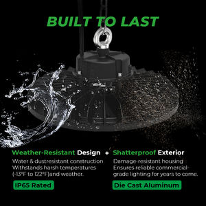 Hareket sensörü desteklenen LED UFO tavan lambası 240W200W150W100W <span class=keywords><strong>3</strong></span>-güç değiştirilebilir 4000K/5000K IP65 su geçirmez endüstriyel - Product Image 2