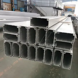 Buiten 3Mm 4Mm Dikke Vierkante Buis Tent Constructie Frame Extrusie Aluminium Profiel Voor Tent